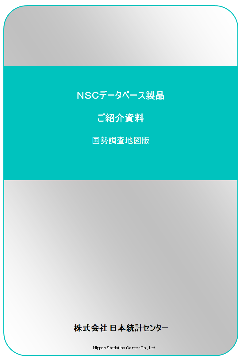 国勢調査地図版データベース概要資料イメージ